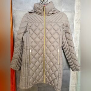 👑Michael Kors womens puff quilted jacket M medium packable